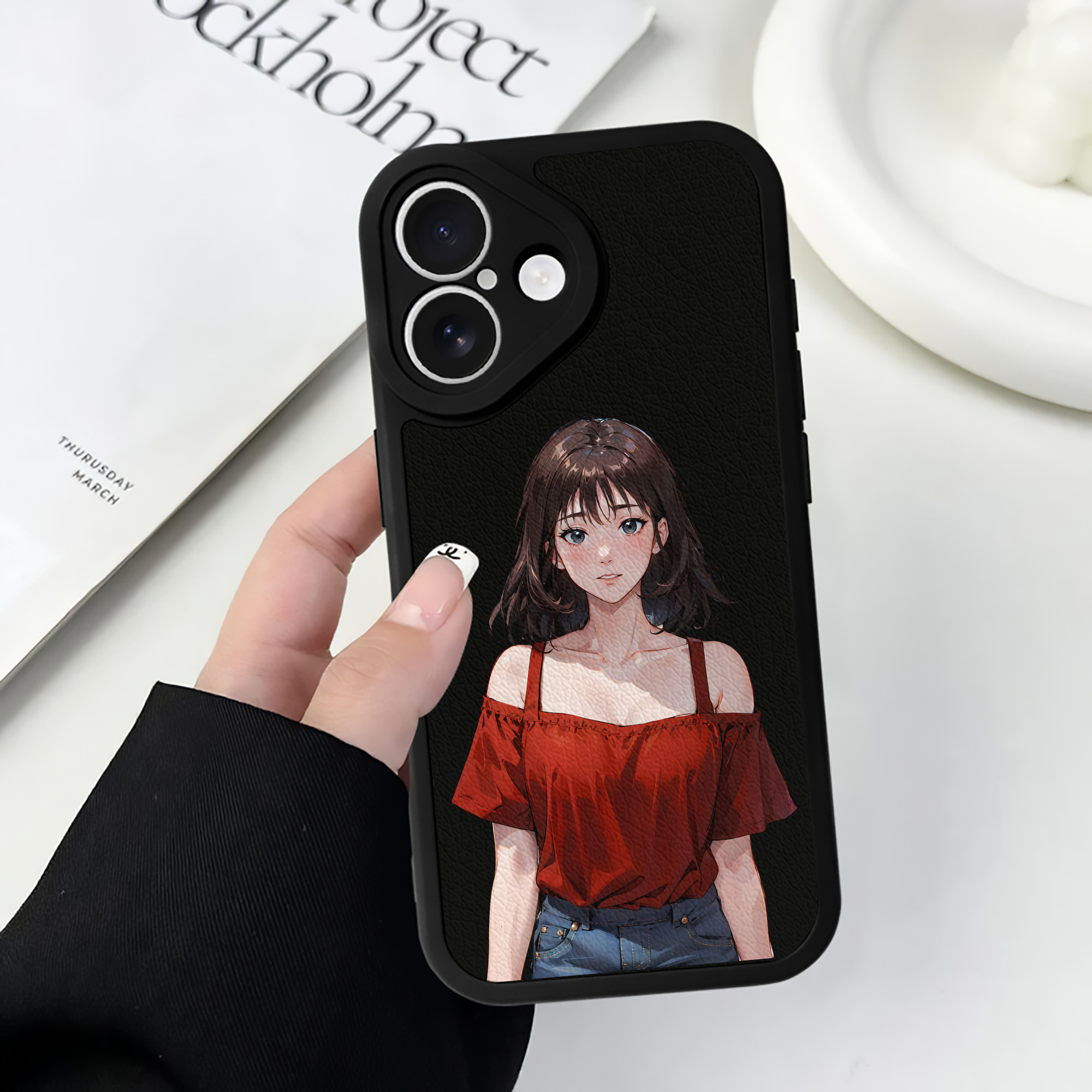 （画像用） SLAM DUNK／スラムダンク 【iPhone 16シリーズ対応】シリコンスマホケース（レザー調） 材質：シリコン